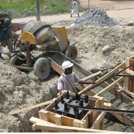 Casting of Tower Base and Column